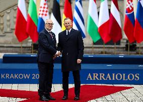 Meeting Of The Presidents Of The Arraiolos Group In Krakow