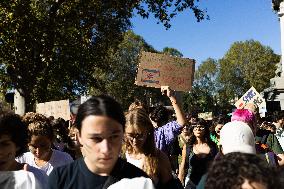 Climate Protest  In Turin