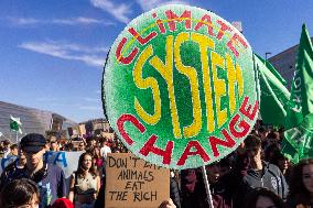 Climate Protest  In Turin