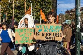 Climate Protest  In Turin