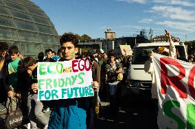 Climate Protest  In Turin