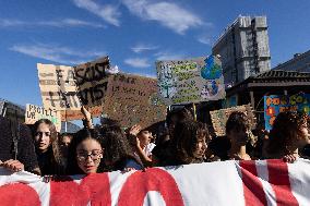 Climate Protest  In Turin