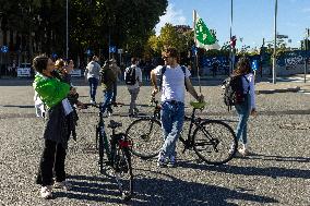 Climate Protest  In Turin