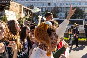 Climate Protest  In Turin