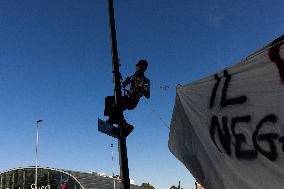 Climate Protest  In Turin