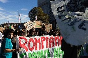 Climate Protest  In Turin