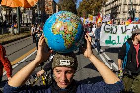 Climate Protest  In Turin