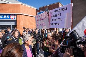 Genevieve Darrieussecq Inaugurates Hospital Emergency Department - France