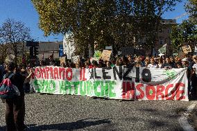 Climate Protest  In Turin