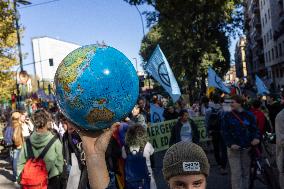 Climate Protest  In Turin