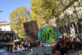 Climate Protest  In Turin