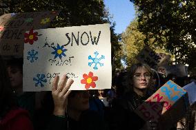 Climate Protest  In Turin