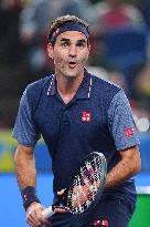 Roger Federer At ATP World Tour Shanghai Masters - China