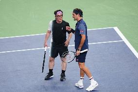 Roger Federer At ATP World Tour Shanghai Masters - China