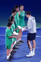 Roger Federer At ATP World Tour Shanghai Masters - China