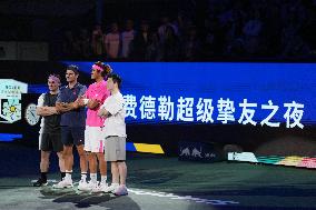 Roger Federer At ATP World Tour Shanghai Masters - China