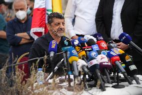 Hezbollah Media Relations Officer Holds Press Conference - Lebanon