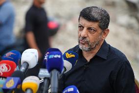 Hezbollah Media Relations Officer Holds Press Conference - Lebanon