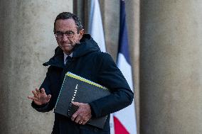 Council Of Ministers At The Elysee Palace