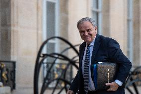 Council Of Ministers At The Elysee Palace