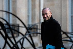 Council Of Ministers At The Elysee Palace