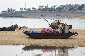 Oyster Harvest in Qingdao