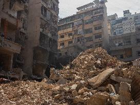 Israeli Airstrike Central Beirut