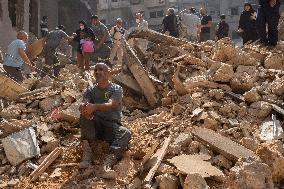 Israeli Airstrike Central Beirut