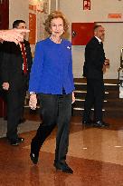 Queen Sofia At XLI Queen Sofia Prize for Musical Composition - Madrid