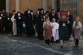 Pope Francis At An Ecumenical Vigil Prayer - Vatican