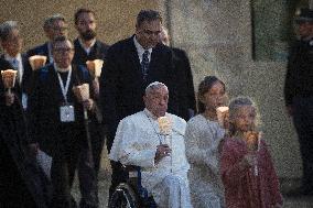 Pope Francis At An Ecumenical Vigil Prayer - Vatican