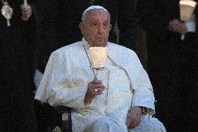 Pope Francis At An Ecumenical Vigil Prayer - Vatican