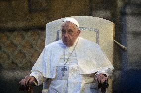 Pope Francis At An Ecumenical Vigil Prayer - Vatican