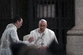 Pope Francis At An Ecumenical Vigil Prayer - Vatican