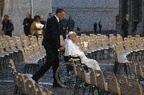 Pope Francis At An Ecumenical Vigil Prayer - Vatican