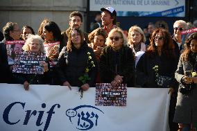 Rally For The Release Of Hamas Hostages - Paris