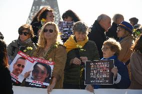 Rally For The Release Of Hamas Hostages - Paris