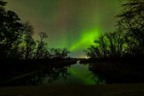 Aurora Borealis Over Minnesota