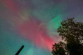 Aurora Borealis Over Minnesota