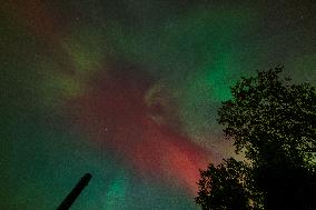 Aurora Borealis Over Minnesota