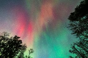 Aurora Borealis Over Minnesota