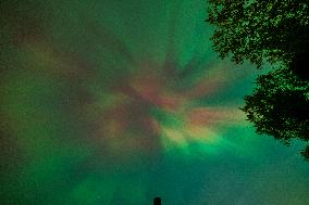 Aurora Borealis Over Minnesota