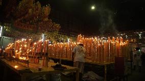 Vegetarian Festival In Bangkok, Thailand.