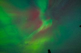 Aurora Borealis Over Minnesota