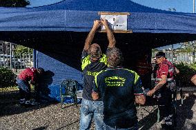 Campi Flegrei National Exercise, Residents In Waiting Areas