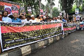 Protest Demanding The Resignation Of The Interim Government In Dhaka.