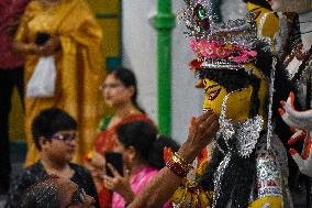 Last Day Of Durga Puja Festival In India.