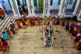 Last Day Of Durga Puja Festival In India.