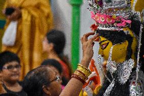 Last Day Of Durga Puja Festival In India.