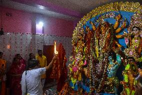 Last Day Of Durga Puja Festival In India.